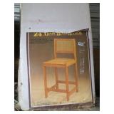 24' OAK BAR STOOLS (3) BOXES ARE DAMAGED