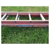 WERNER 24' FIBERGLASS EXTENSION LADDER