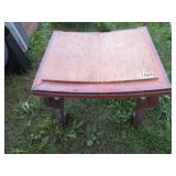 FOOT STOOL - NEEDS UPHOLSTERY