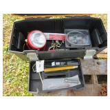PLASTIC TOOL BOX,NEW TRACTOR HEADLIGHT,GASBOWL