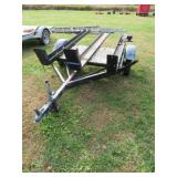 3 PLACE MOTORCYCLE TRAILER - NO PAPERWORK