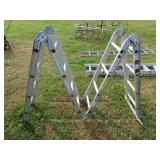 WERNER FOLDING ALUMINUM LADDER