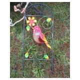 METAL BIRD GARDEN DECOR