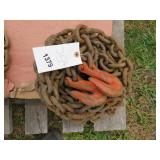35' HALF INCH CHAIN - DOUBLE HOOKS