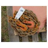 35' HALF INCH CHAIN - DOUBLE HOOKS