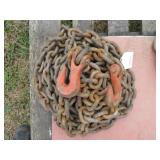 35' HALF INCH CHAIN - DOUBLE HOOKS