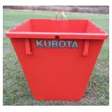 3PT HITCH KUBOTA WEIGHT BOX - LIKE NEW