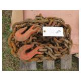 35' HALF INCH CHAIN - DOUBLE HOOKS