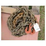 35' HALF INCH CHAIN - DOUBLE HOOKS