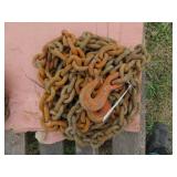 35' HALF INCH CHAIN - DOUBLE HOOKS