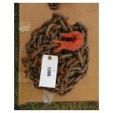 38' HALF INCH CHAIN - SINGLE HOOK