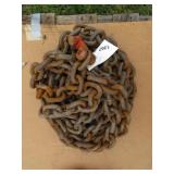 30' HALF INCH CHAIN - SINGLE HOOK