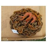 35' HALF INCH CHAIN - DOUBLE HOOKS