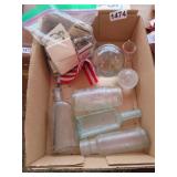 BXLT-ANTIQUE BOTTLES,PAPERWEIGHTS,MATCHES