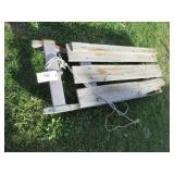 ANTIQUE WOODEN SLEIGH 48'