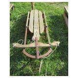 WOODEN RUNNER SLED 42'