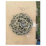 30' HALF INCH CHAIN - NO HOOKS