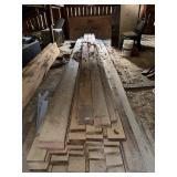 CENTER PILE LUMBER UPSTAIRS IN BARN 25 2X6X20 ETC.
