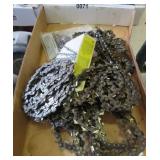 2 BOXES OF MISC CHAINSAW CHAIN SOME NEW