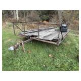 SNOWMOBILE TRAILER NEEDS REPAIR NO PAPERS
