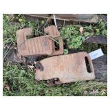 PAIR OF SUITCASE WEIGHTS