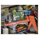 CALK GUN, STAPLE GUN, HAND TOOLS, MISC HARWARE