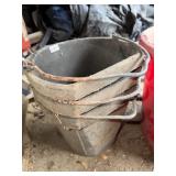 3 RUBBER FEED BUCKETS