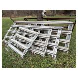4 GALVANIZED GATES  44', 2X 93', 117'