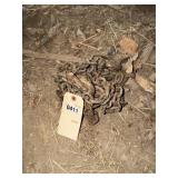 SMALL 12 FOOT CHAIN WITH HOOKS ON BOTH ENDS