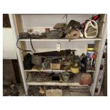 BOTTOM 3 SHELVES AND FLOOR CONTENTS