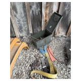 AMMO BOX w/ TOOLS,STRAPS SMALL CHAIN