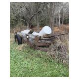 WHAT USED TO BE MANURE SPREADER AND CONTENTS