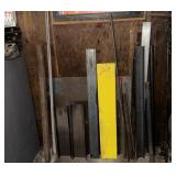 PILE OF MISC STEEL AND CHANLE