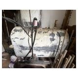 275 GALLON FUEL TANK W/ 12V PUMP SYSTEM (half full