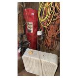 LOUNGE CHAIR, FAN, BASKETS