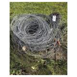 PALLET OF BARBED WIRE
