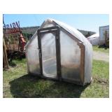 Homemade Greenhouse 8x8 rough cut 2x4's