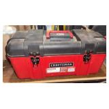 Plastic 20ï¿½ craftsman tool box with tray