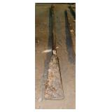 6 foot bar with spade end