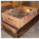 2 advertisement crates