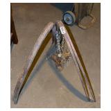 Early set of hay forks