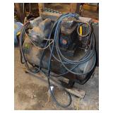 Large air compressor on cart