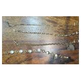 4 ï¿½goldï¿½ costume jewelry bracelets