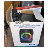 Portable karaoke machine