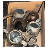 Box of oil cans
