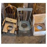 Four kids early potty chairs