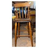 Wooden high chair