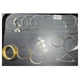 Bangle, cuff and other costume jewelry bracelets