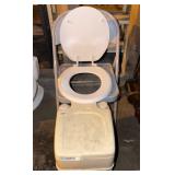 Folding chair and camp potty