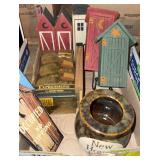 Wooden outhouse decorative items